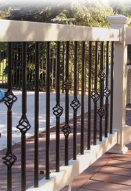 Ball Baluster Railing in Gainesville GA